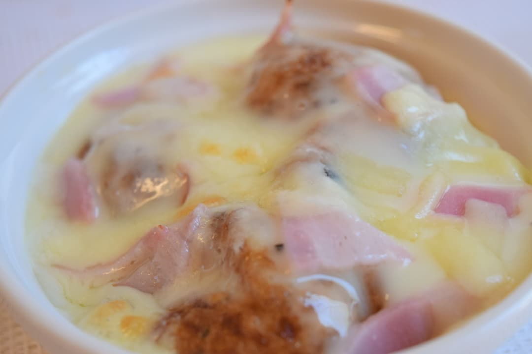 たこ焼きのグラタン風の完成写真
