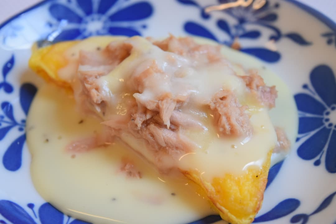 ミニオムレツのツナチーズ焼きの完成写真