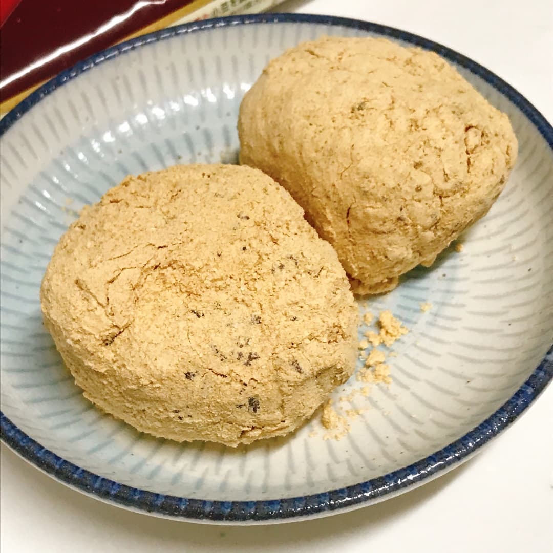 赤飯で作るおはぎの完成写真