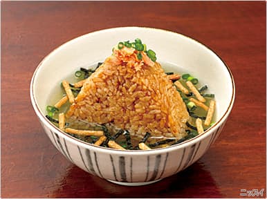 焼きおにぎり茶づけ(さけ)の完成写真