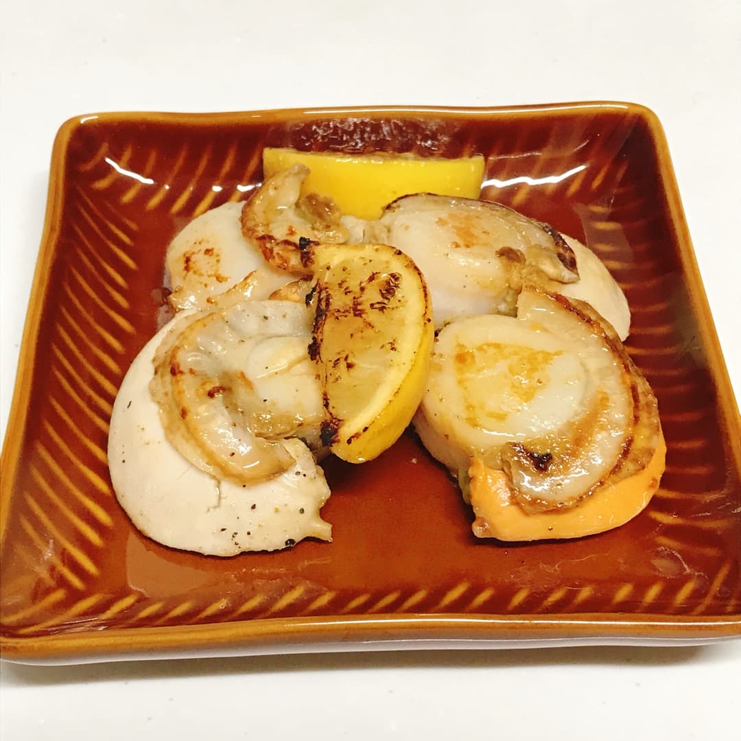 ほたてのレモンバター焼きの完成写真