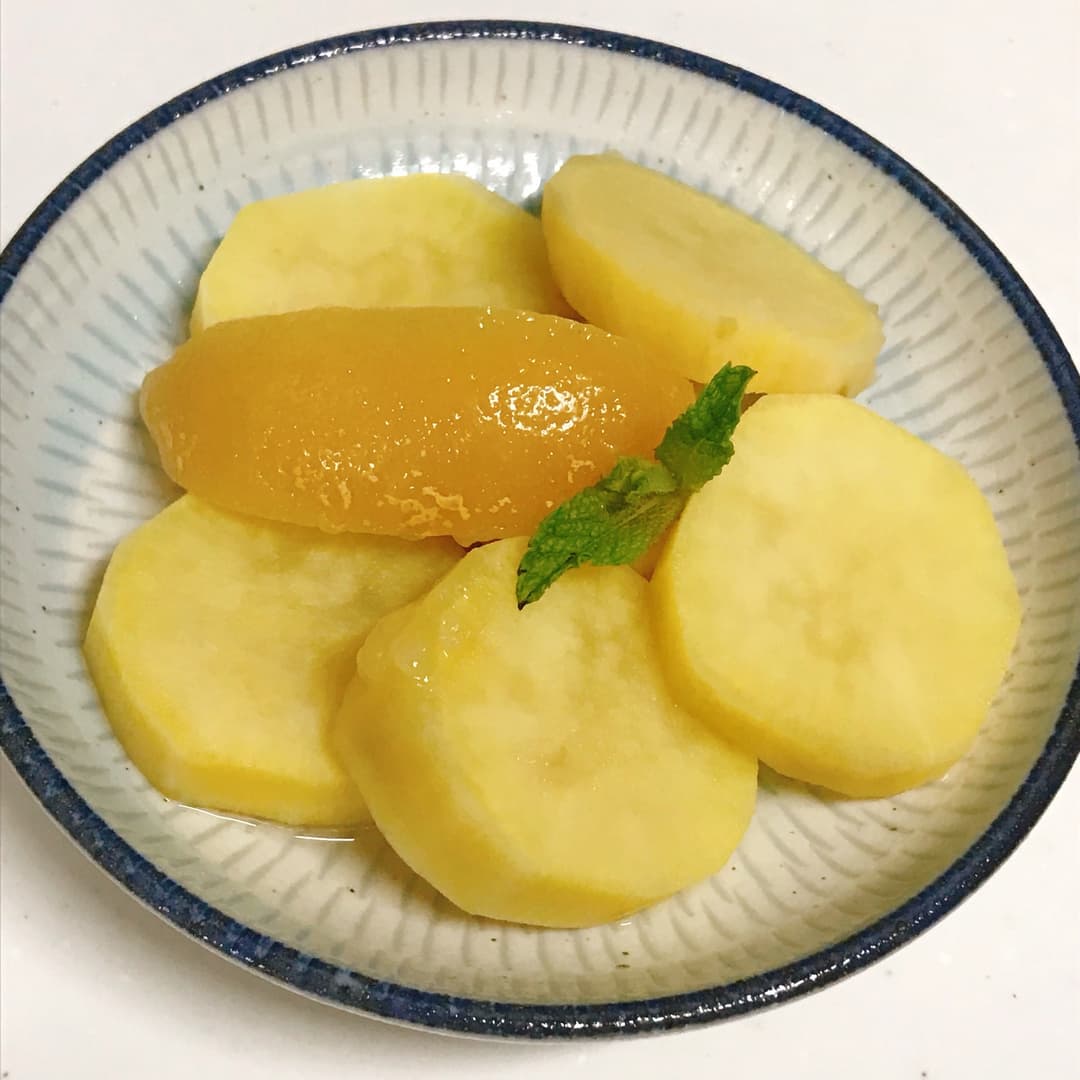 さつまいものレモン煮の完成写真