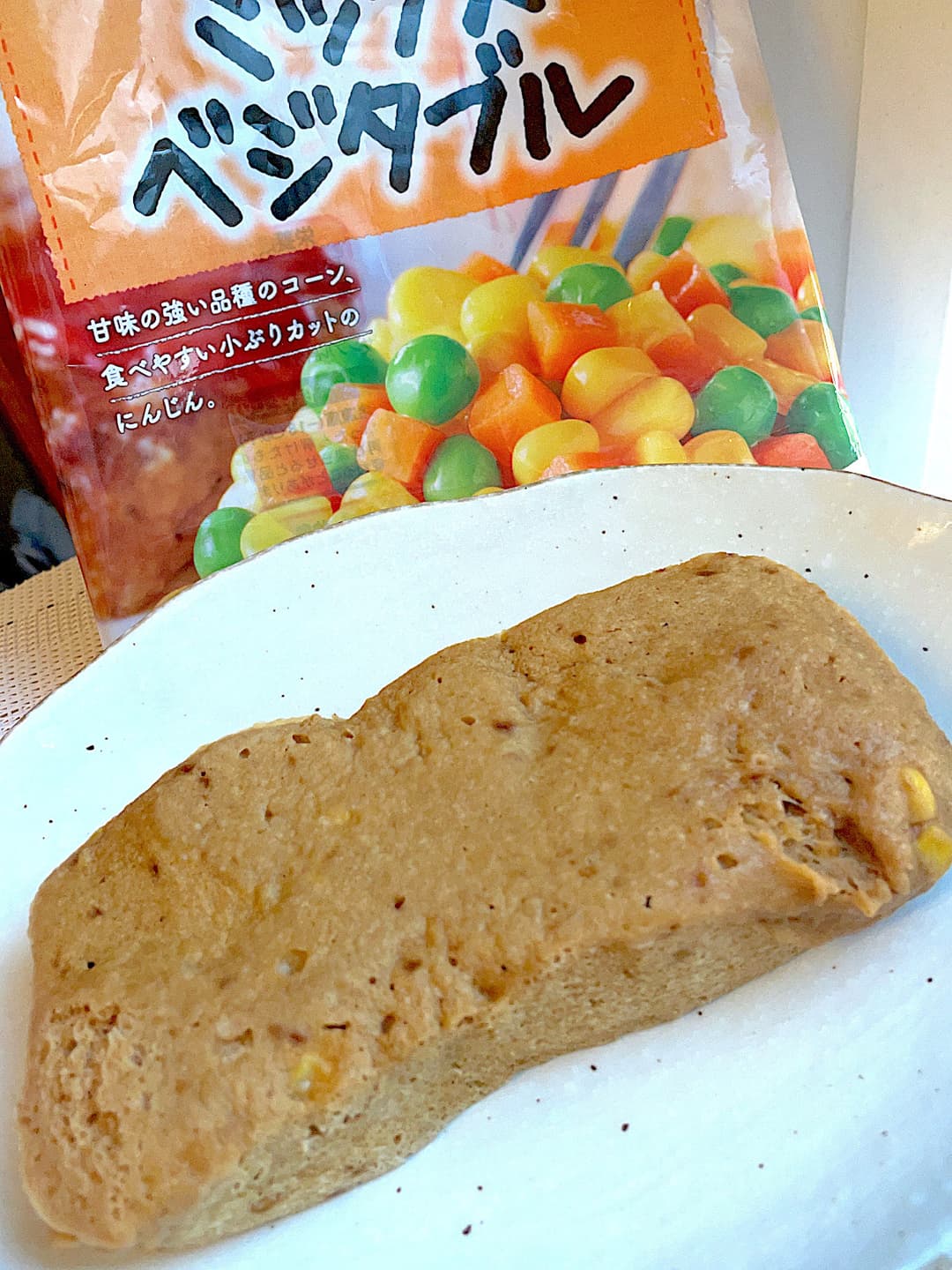 ミックスベジタブルのおから蒸しパンの完成写真