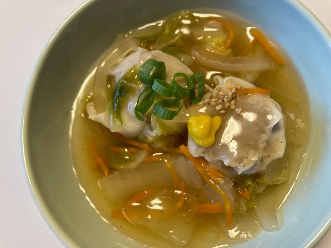 セブンイレブン 本格肉焼売 野菜あんかけの完成写真