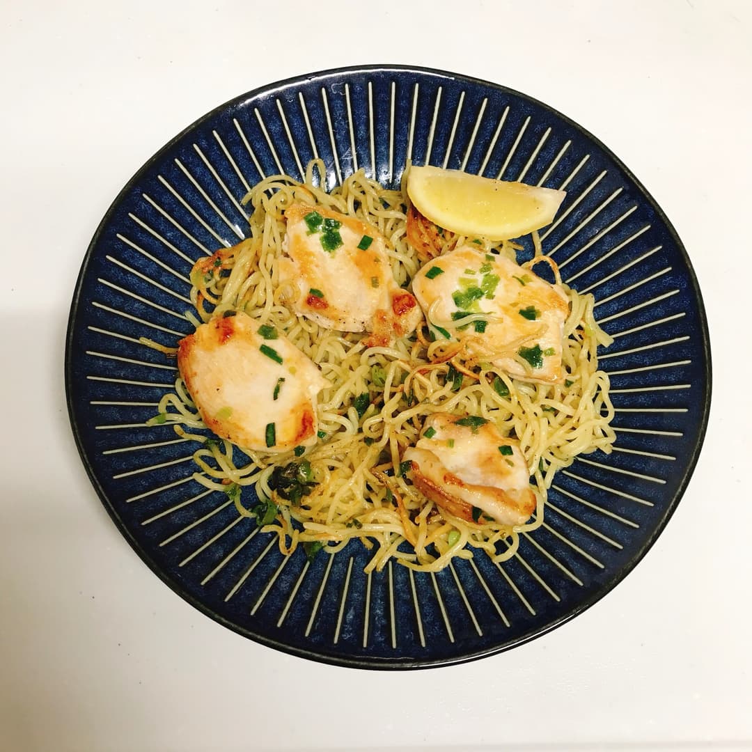 レモン塩焼きそばの完成写真