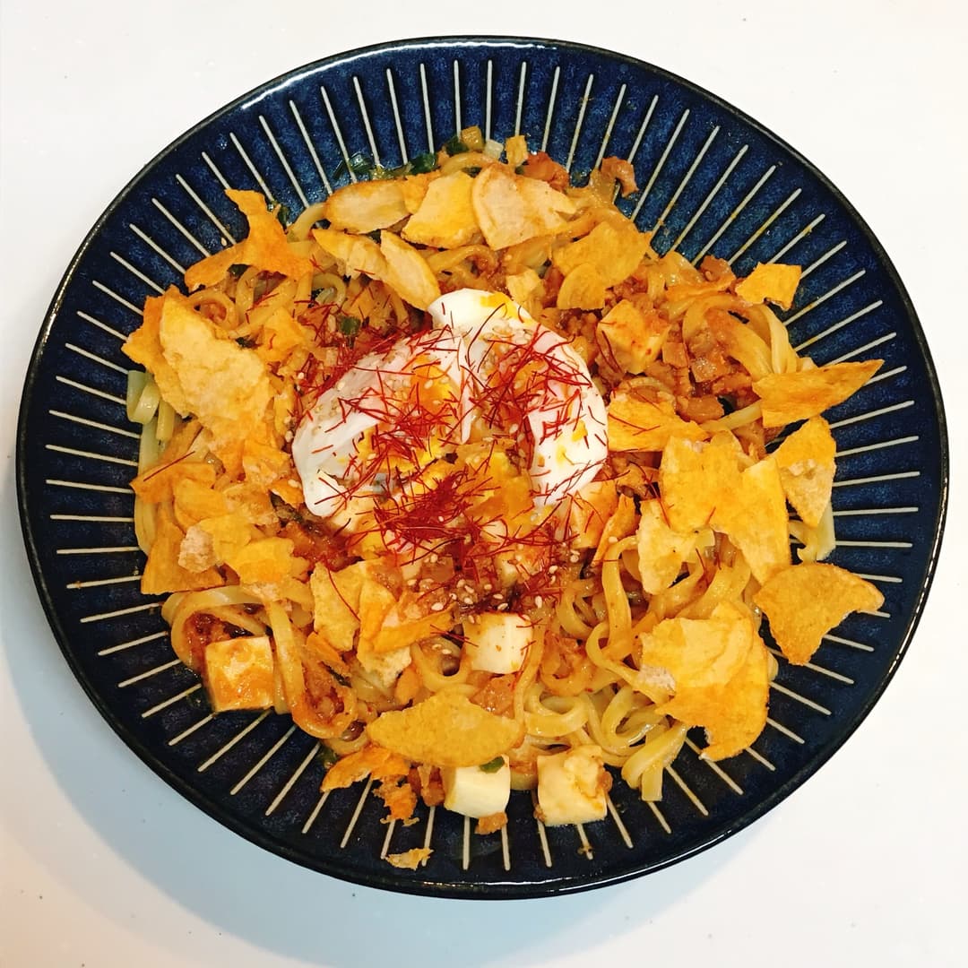 カラムーチョ蒙古タンメン麻辛麺の完成写真