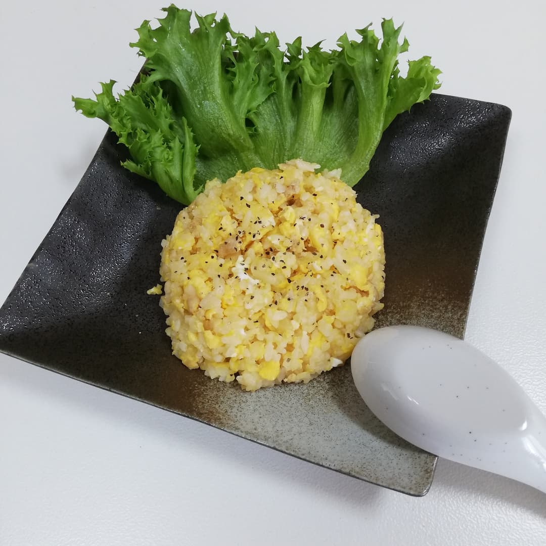 小籠包の卵チャーハンの完成写真