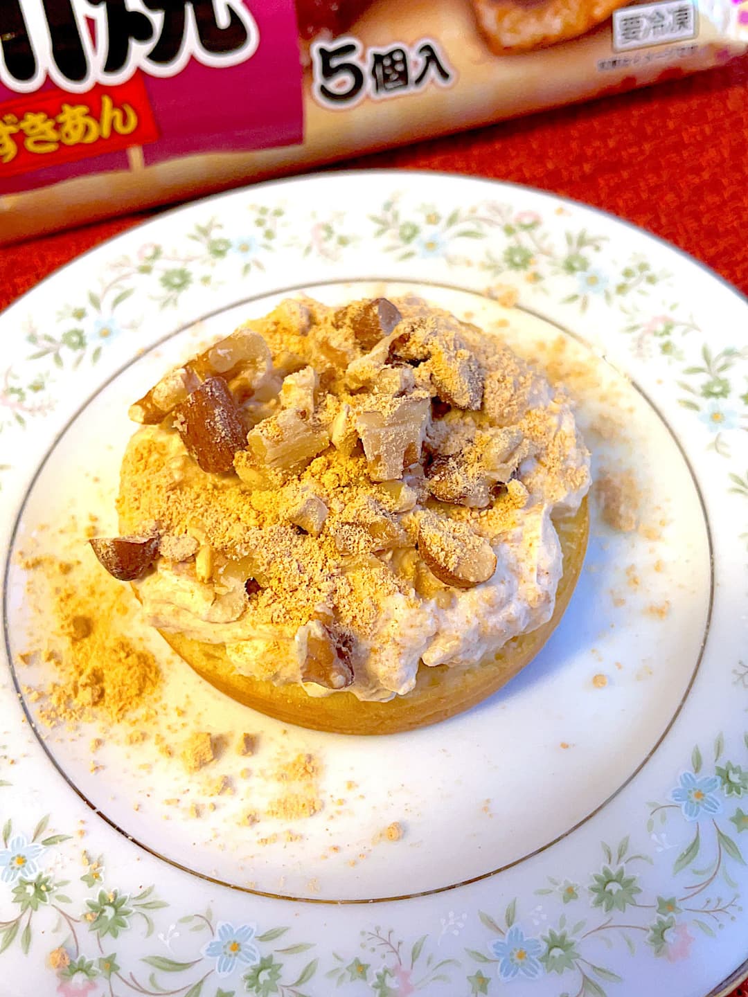きなこホイップの今川焼の完成写真