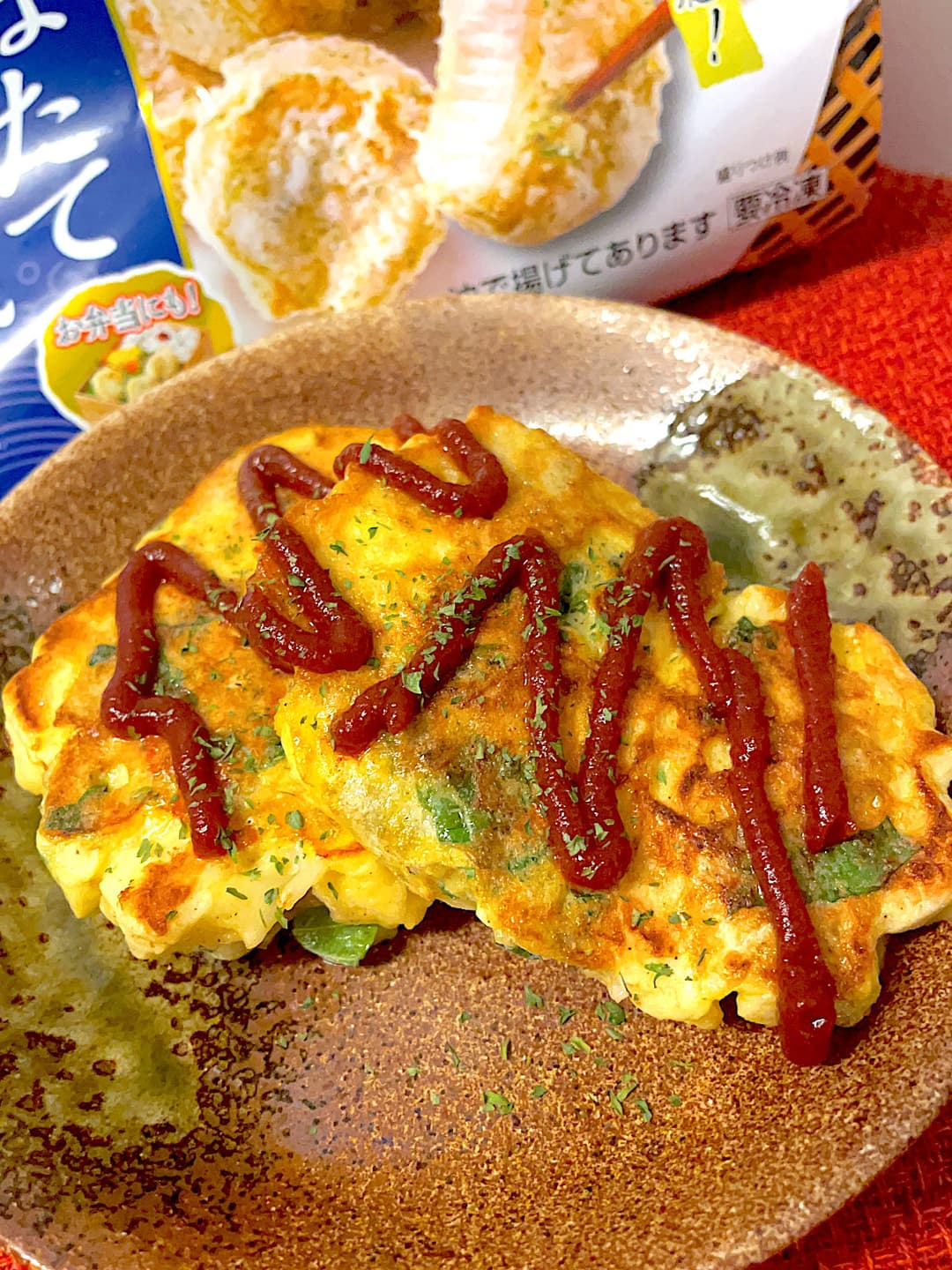 磯辺揚げのはんぺん焼きの完成写真