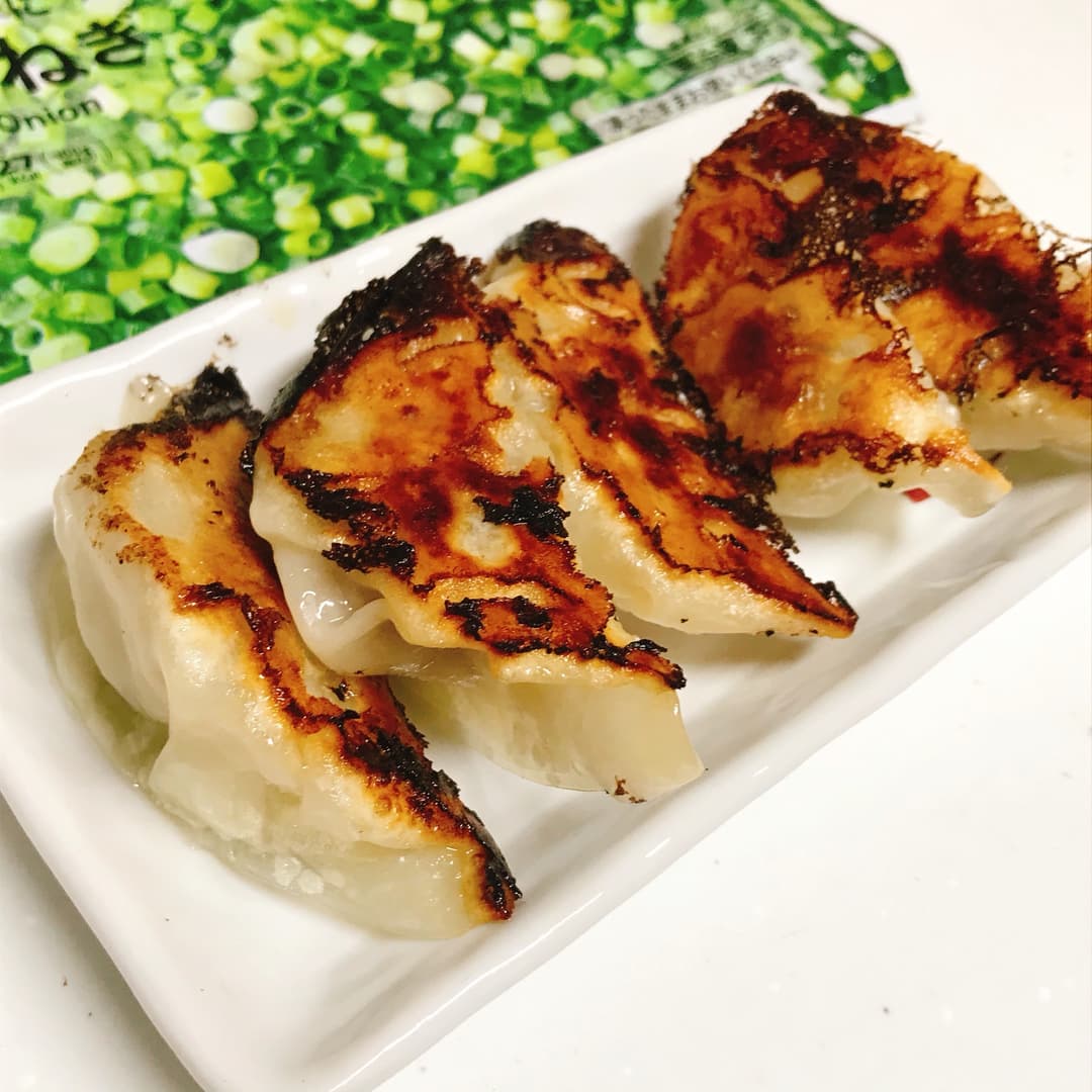 きざみねぎの焼餃子の完成写真