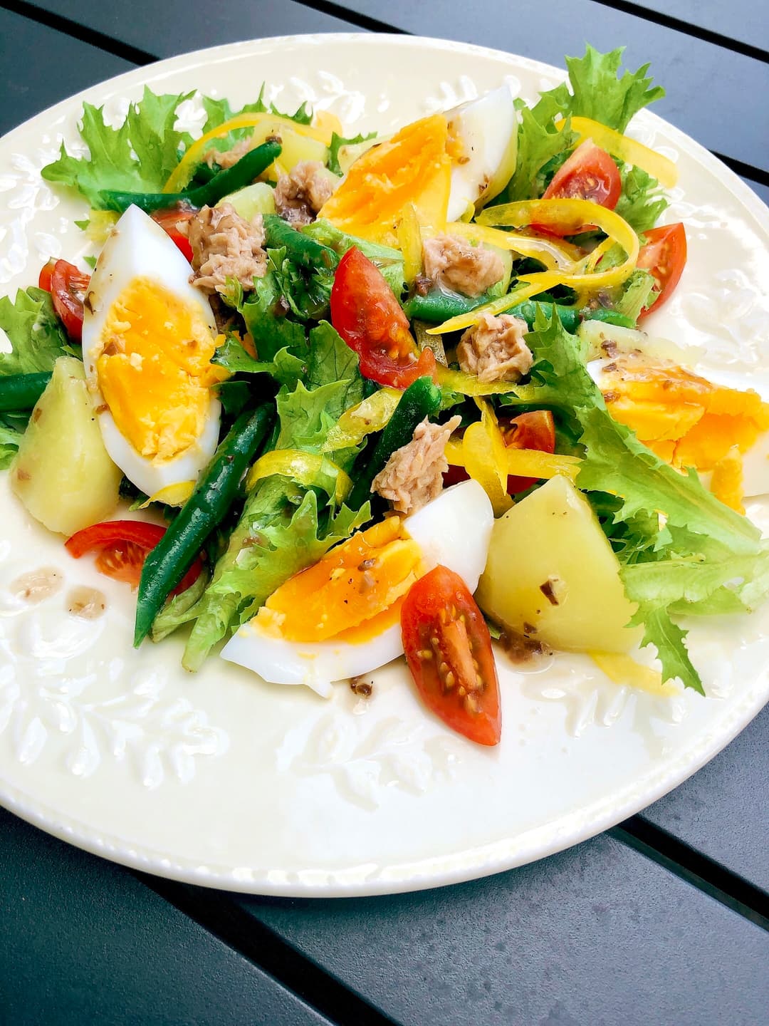 ニース風サラダの完成写真