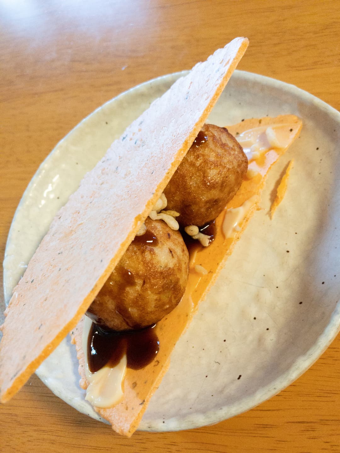 だし香るふわとろたこ焼きで作る大阪名物 たこせんの完成写真