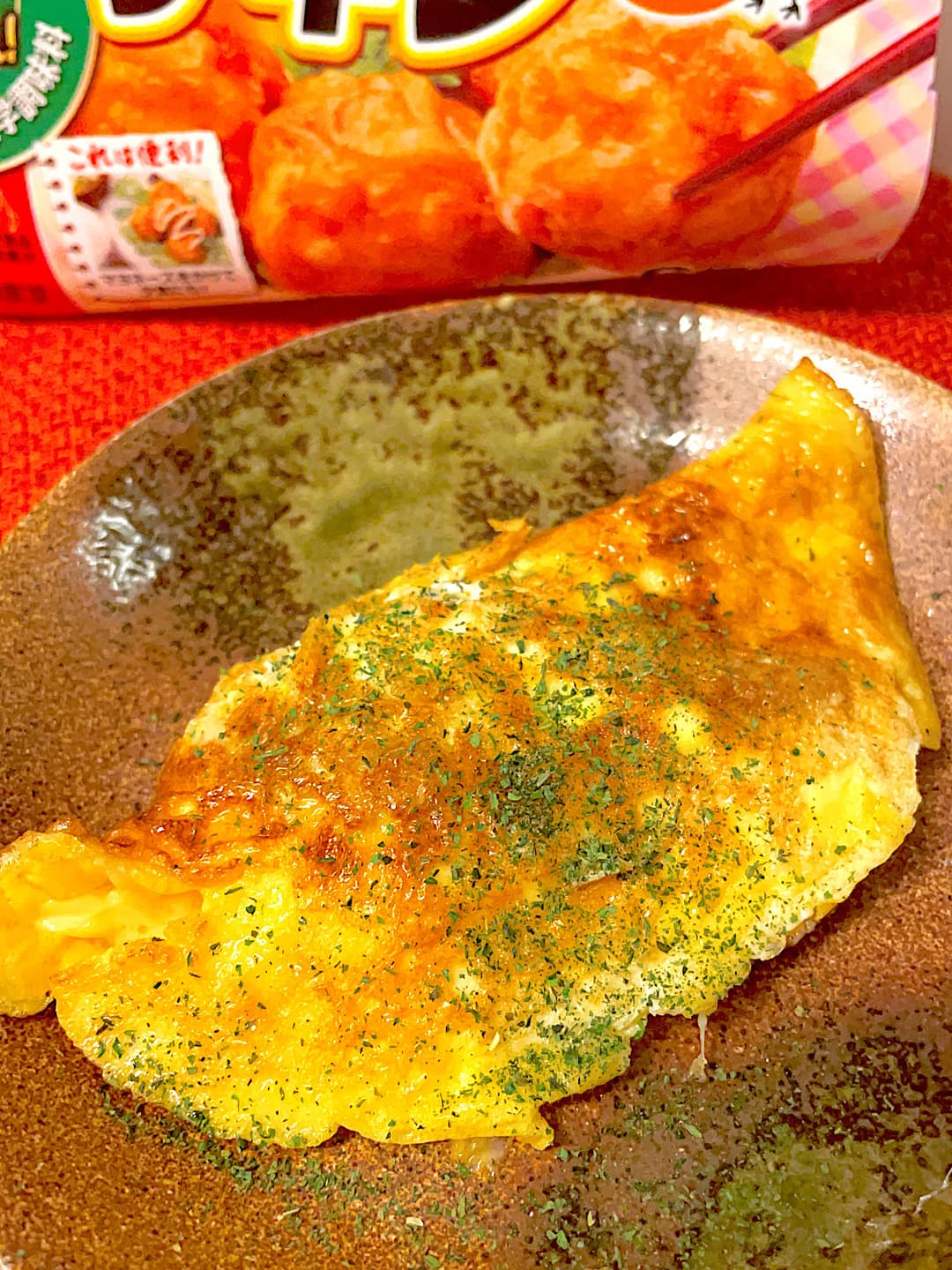 チキンチーズオムレツの完成写真