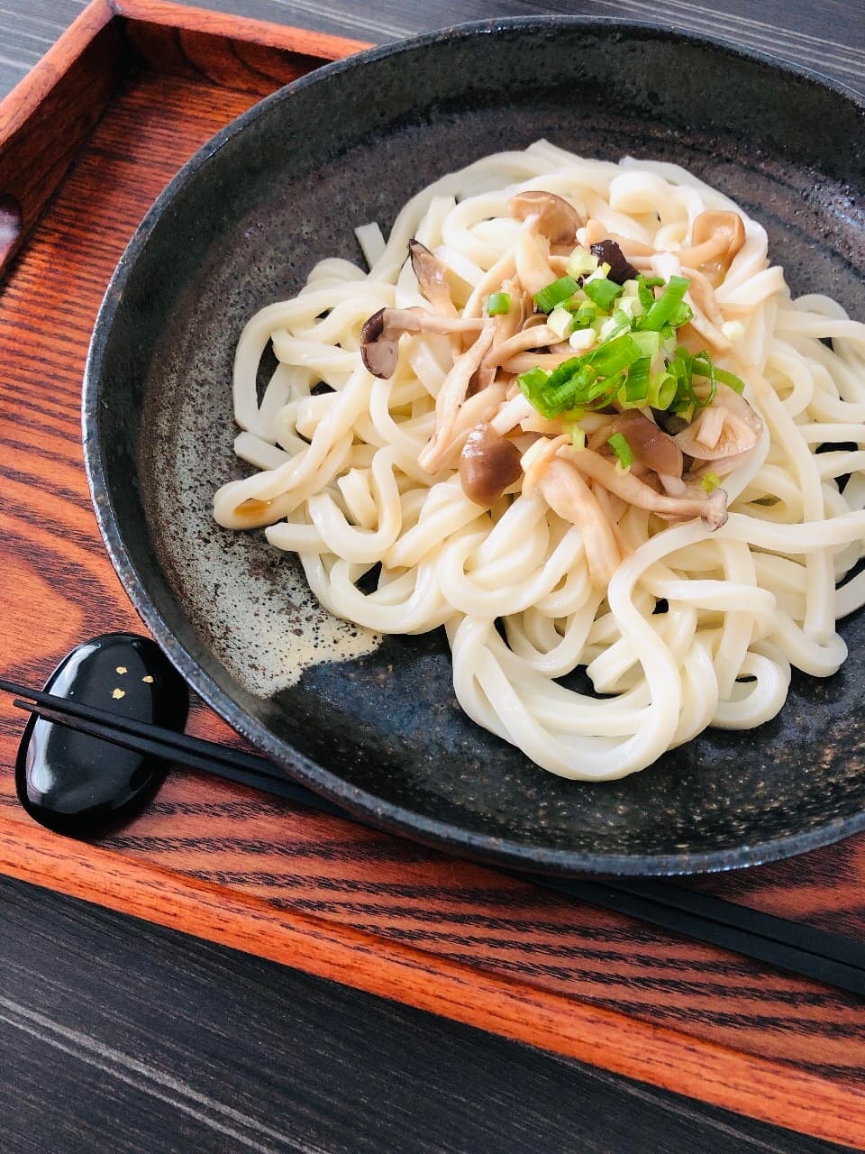 オイスターMIXきのこのぶっかけうどんの完成写真