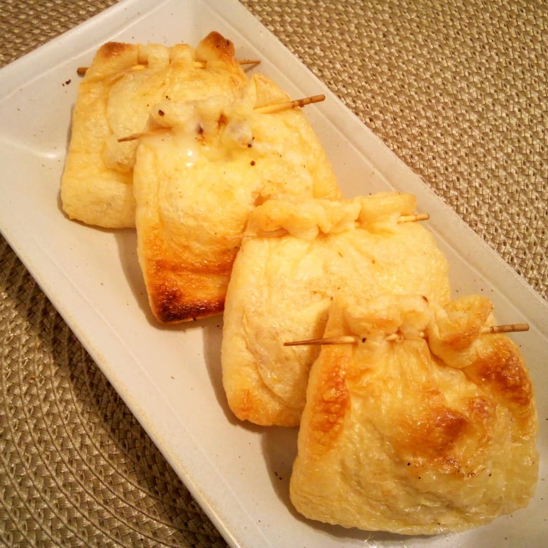 チーズチャーハンのきつね焼きの完成写真