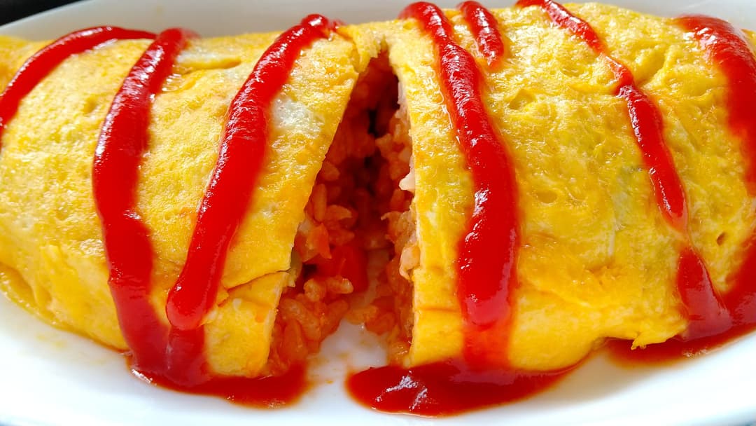 コロコロ野菜のオムライスの完成写真