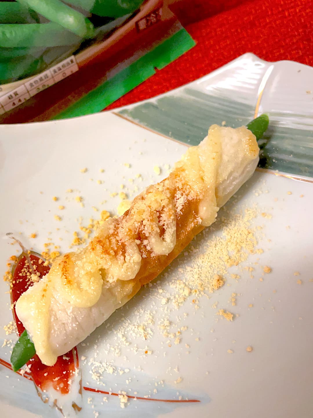 いんげんのちくわまるごと焼きの完成写真