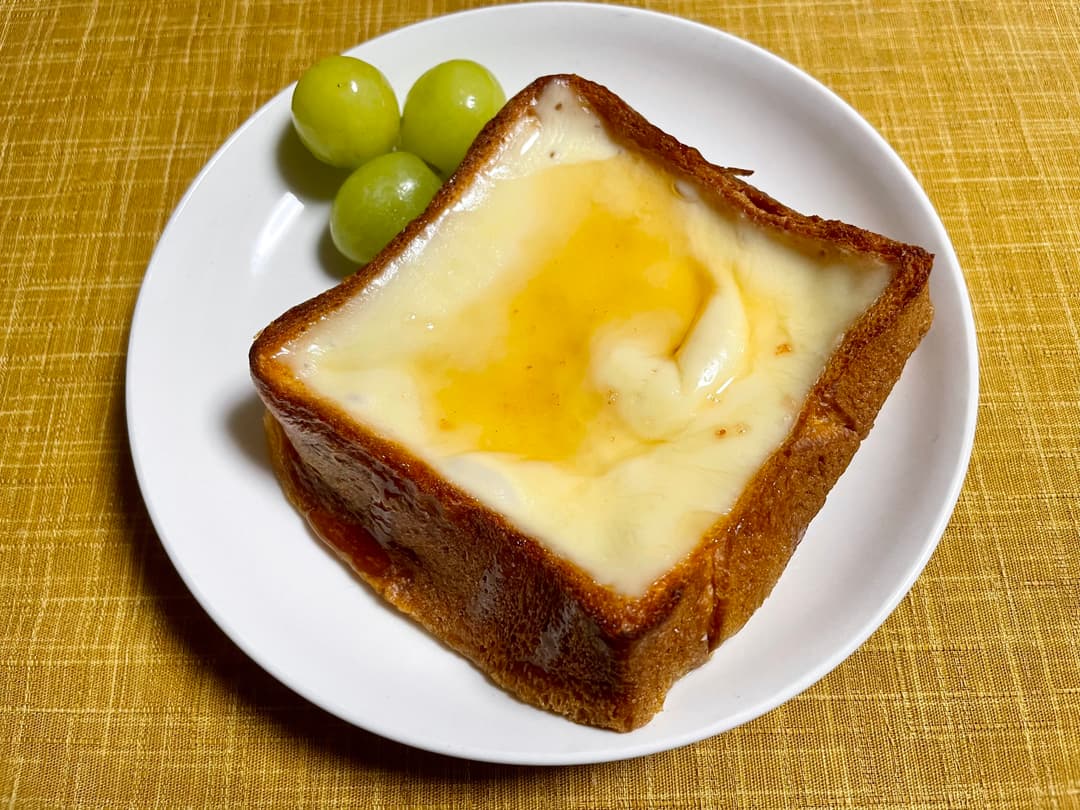 はちみつチーズのフレンチトーストの完成写真