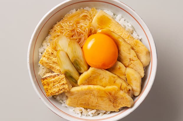 とりすき丼の完成写真