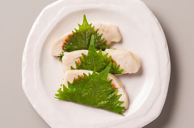 さっぱり梅しそ巻きの完成写真