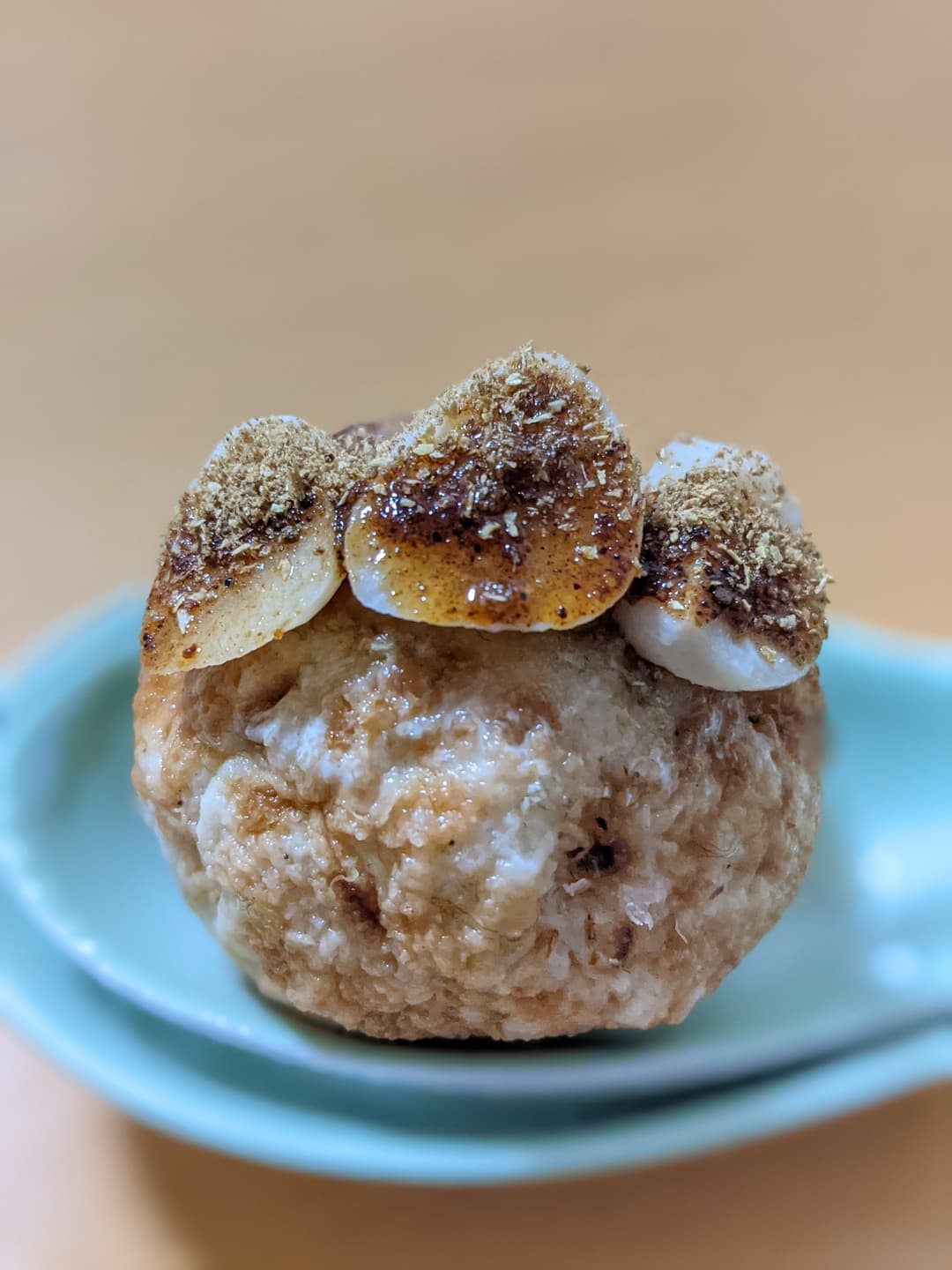 ピリ辛にんにくの四川ラー油たこ焼きの完成写真