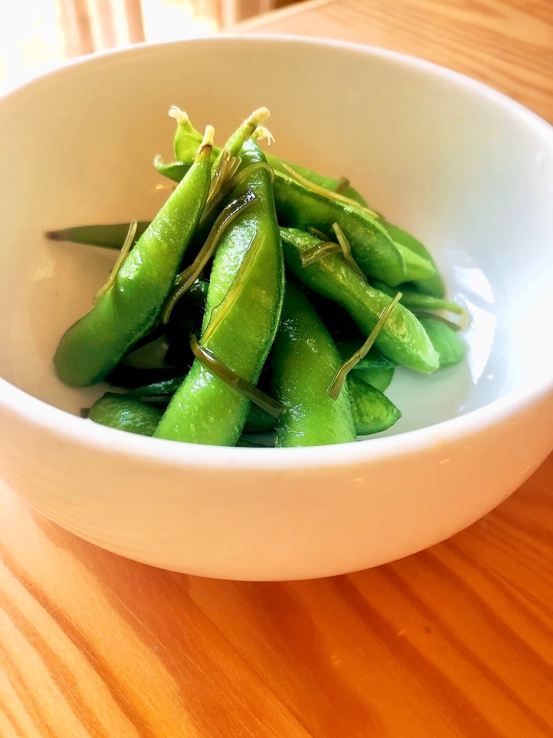 昆布塩の枝豆の完成写真