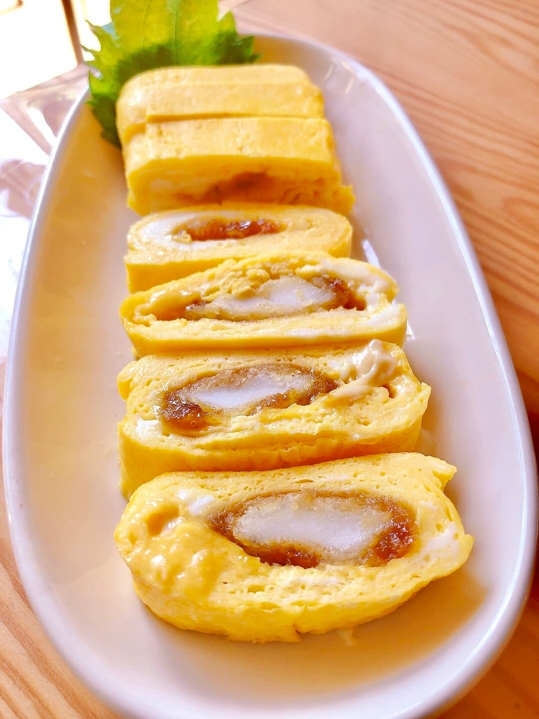 イカ天入り卵焼きの完成写真