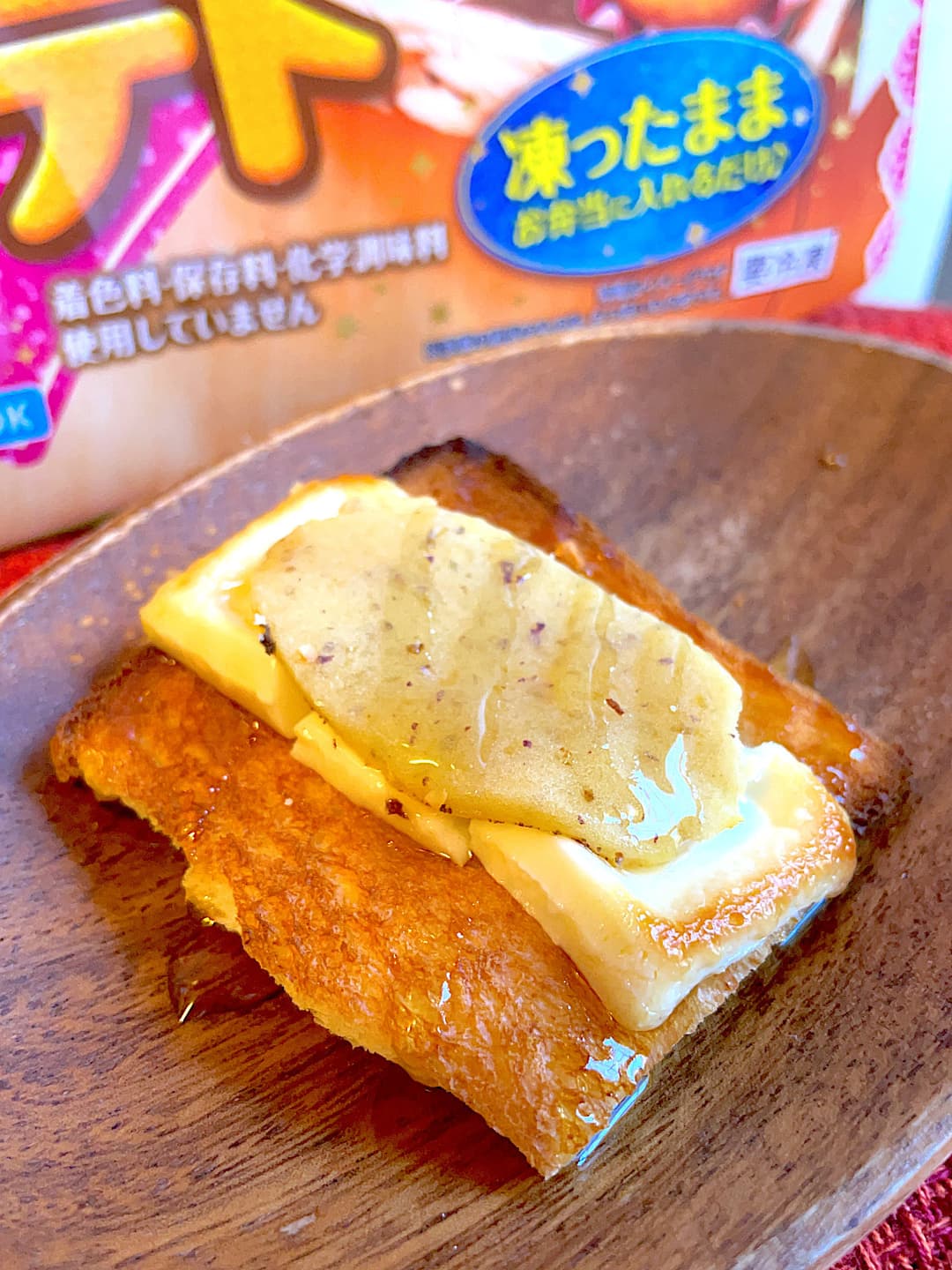 スイートポテトのホワイトチョコレートパンの完成写真