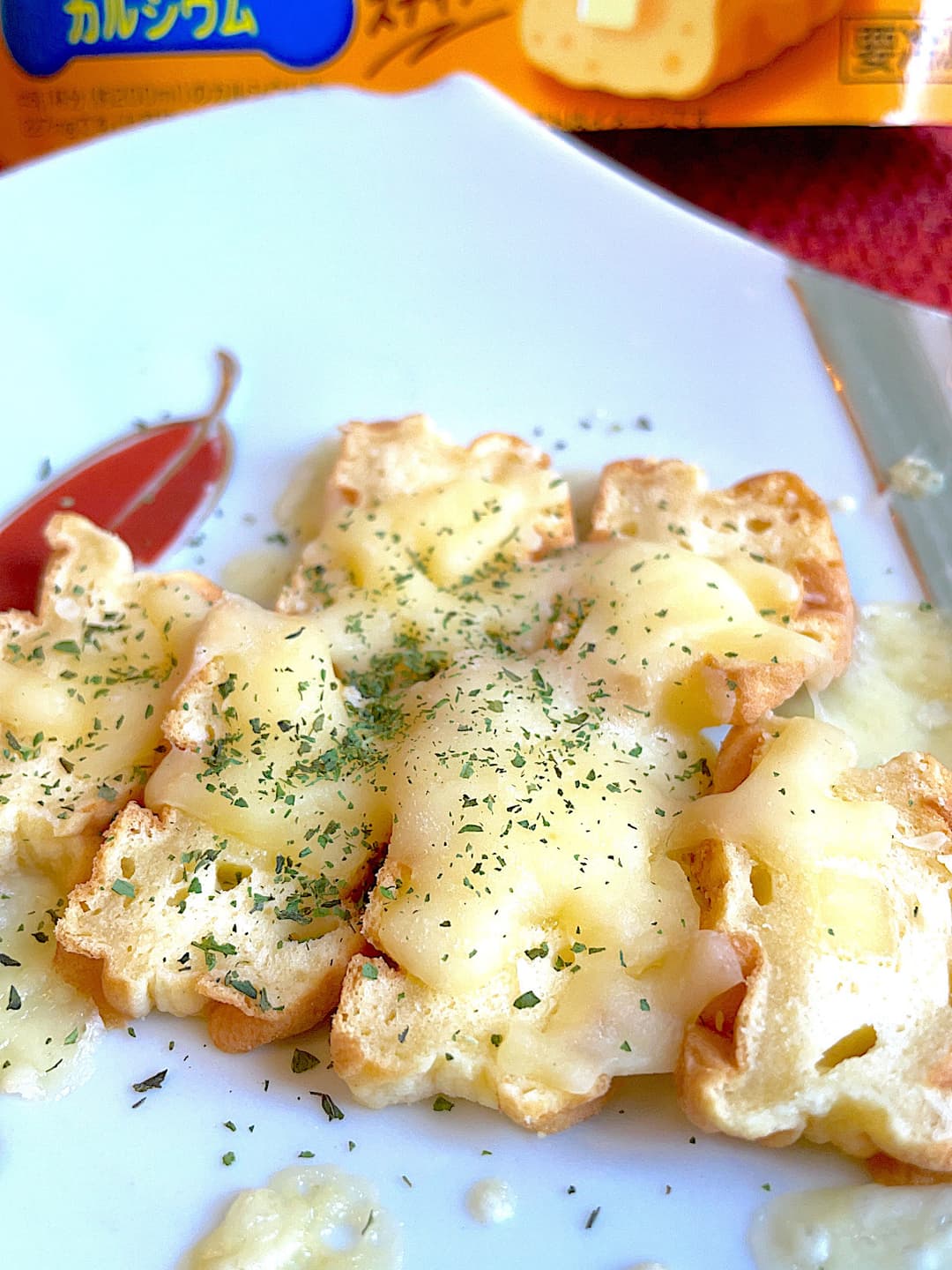 チーズワッフルのwチーズ焼きの完成写真