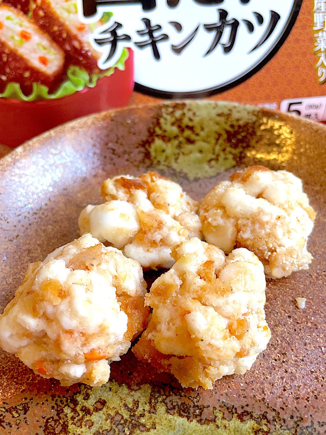 チキンカツのはんぺん団子の完成写真