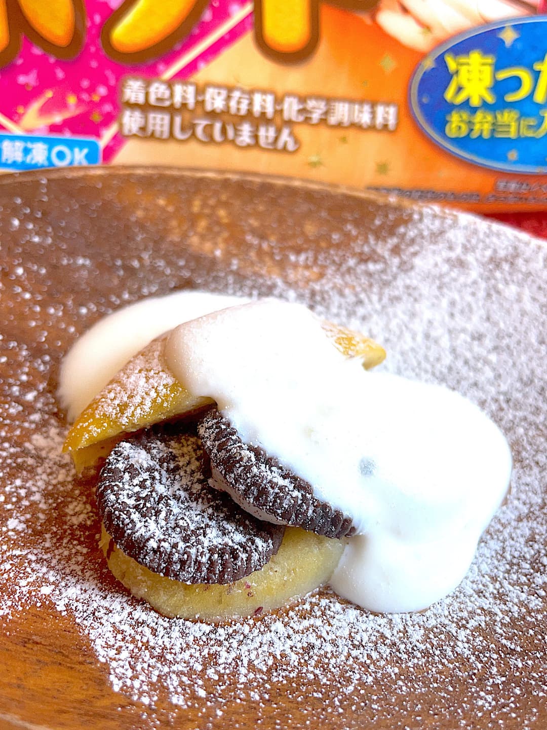 スイートポテトのオレオサンドの完成写真