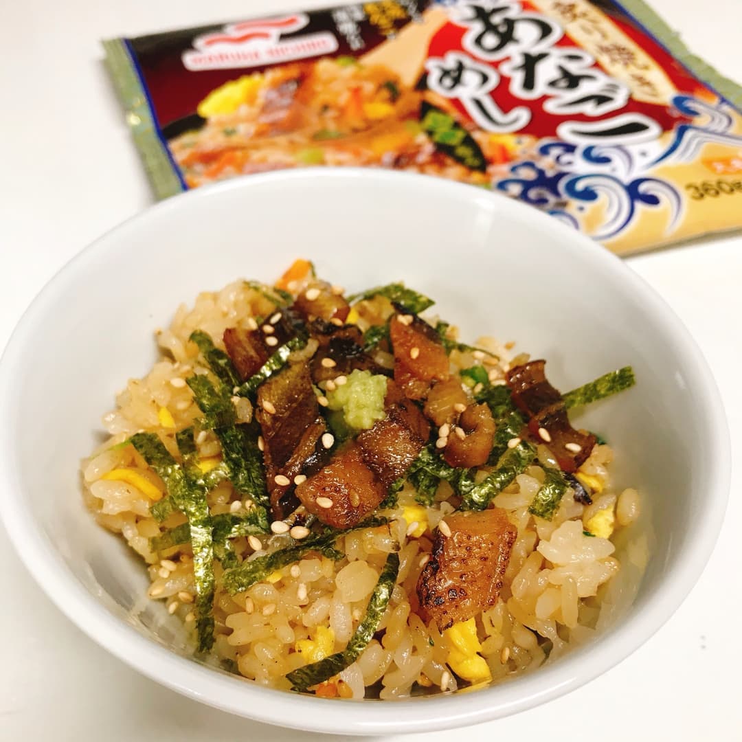 炙り焼きあなごめしのひつまぶし風の完成写真