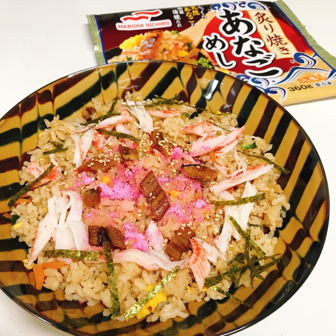 炙り焼きあなごのちらし寿司の完成写真