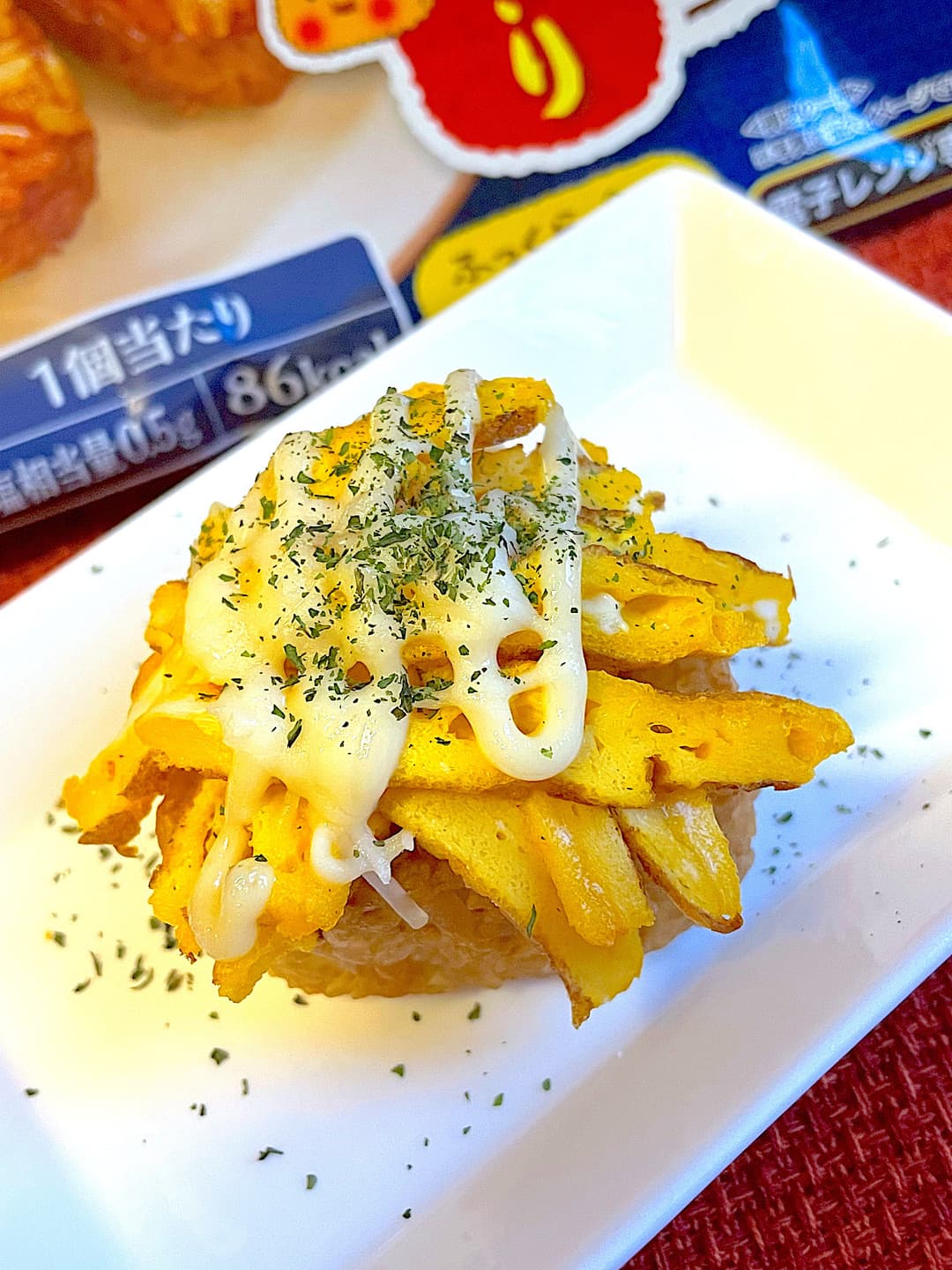 たまごマヨチーズおにぎりの完成写真