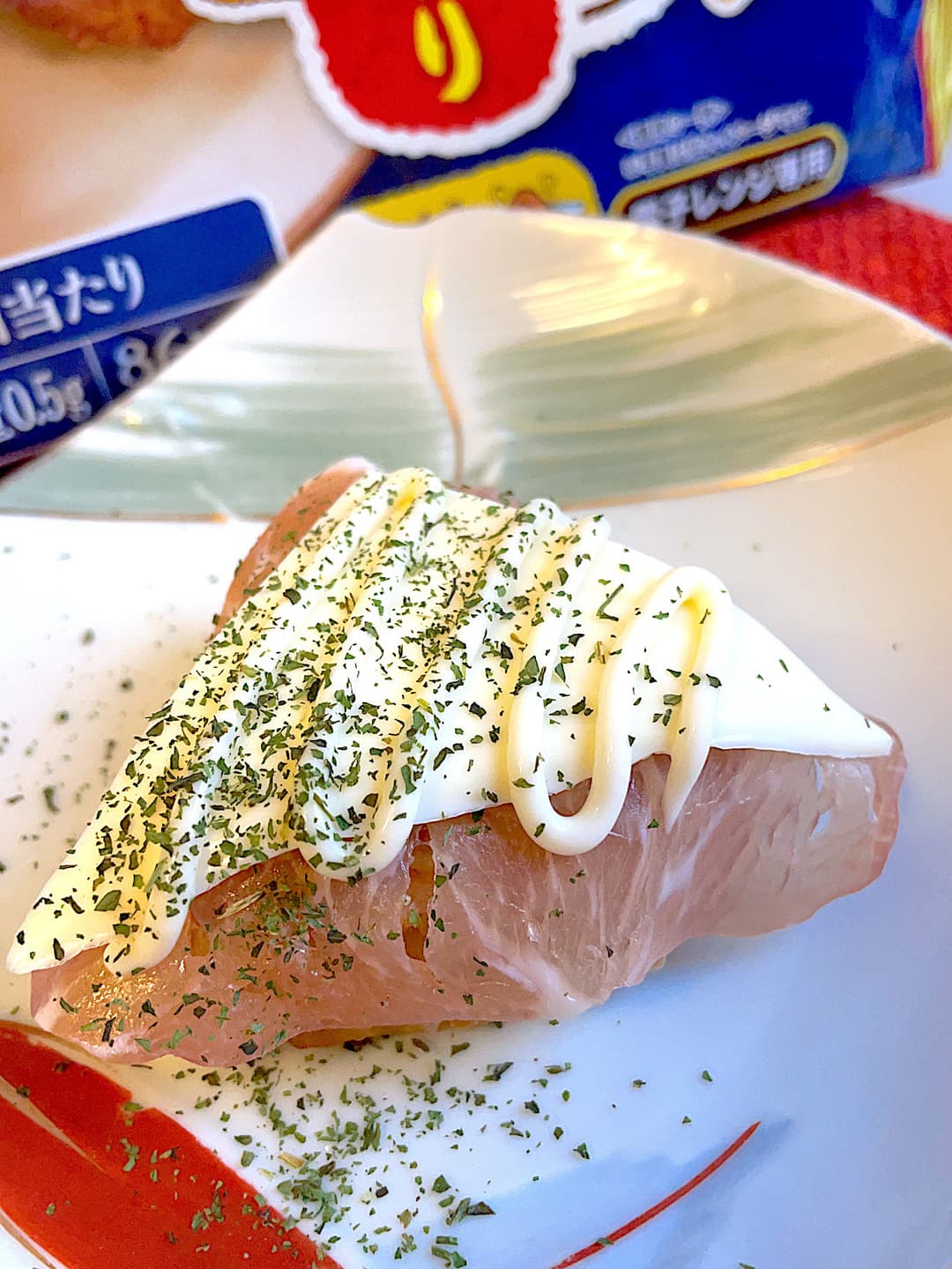 生ハムチーズおにぎりの完成写真