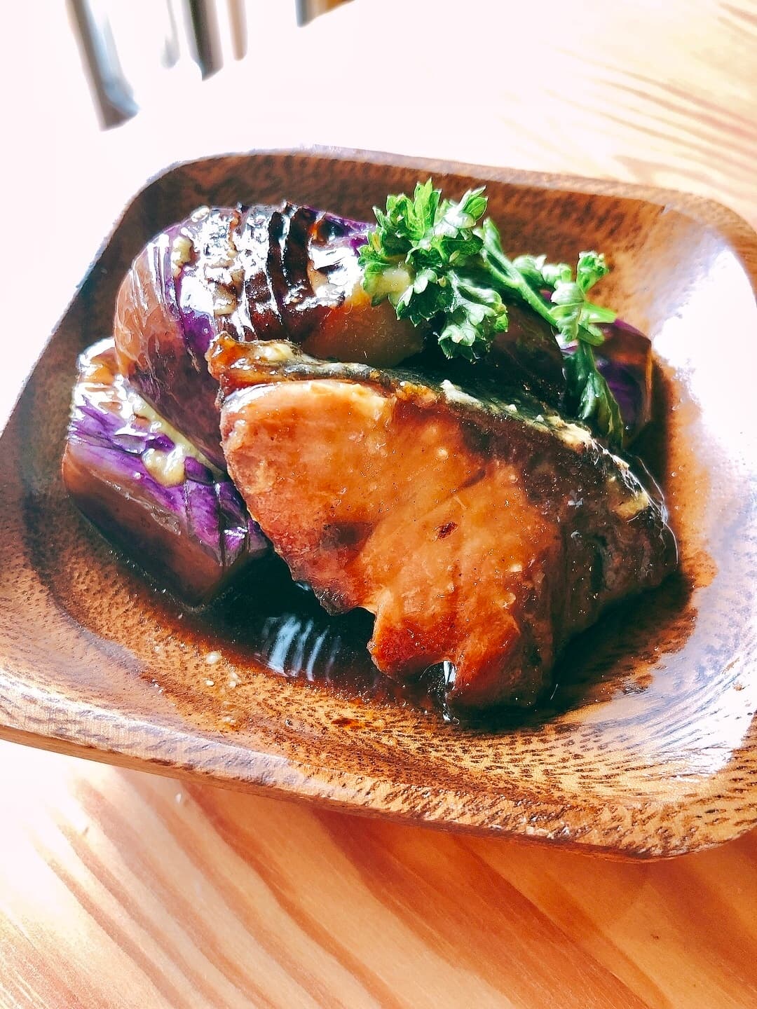 ブリとナスの焼き浸しの完成写真