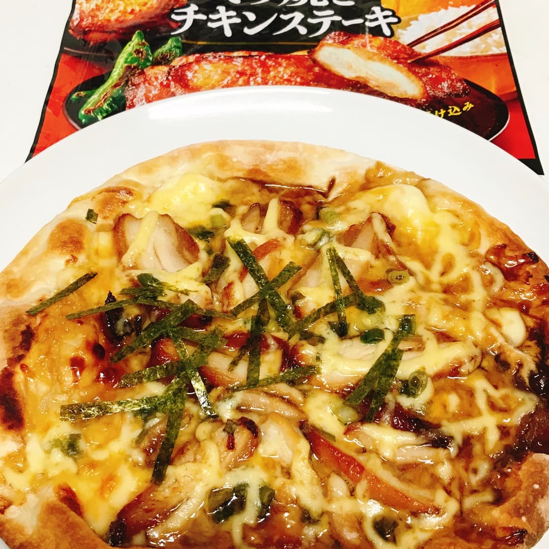 てり焼きチキンピザの完成写真