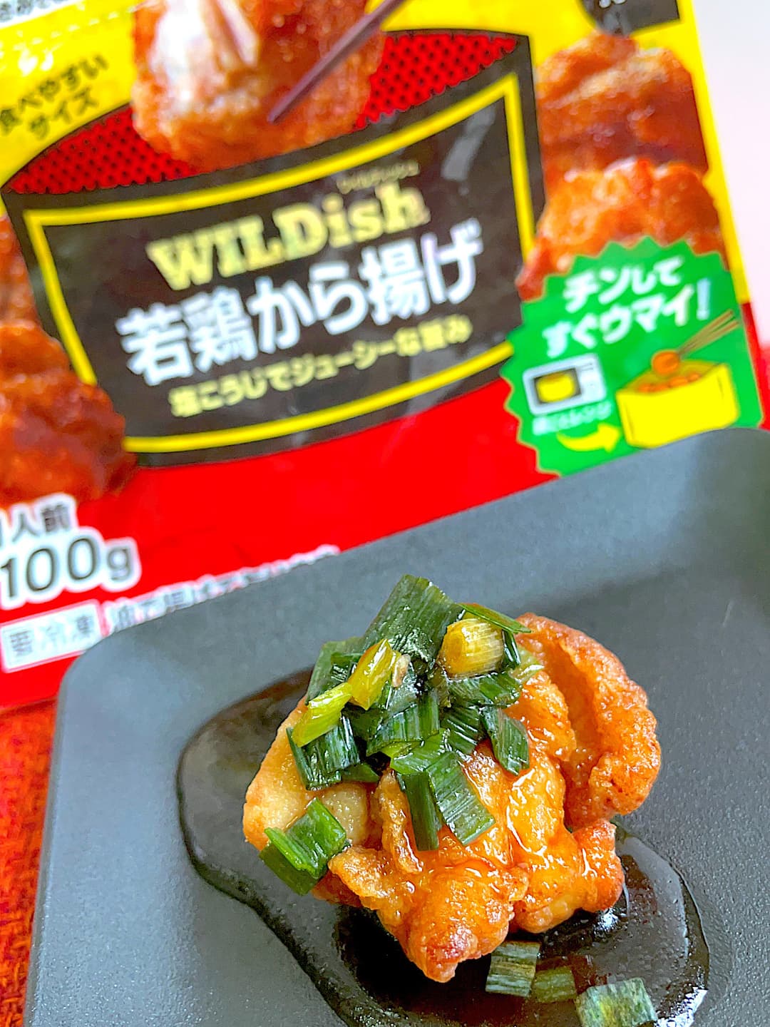 唐揚げの油淋鶏風の完成写真