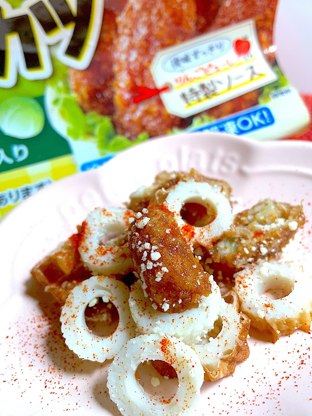 キャベツメンチのちくわサラダの完成写真