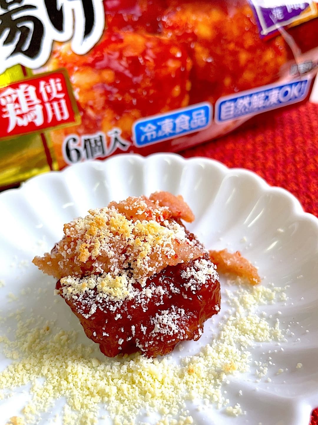 明太チーズ竜田揚げの完成写真