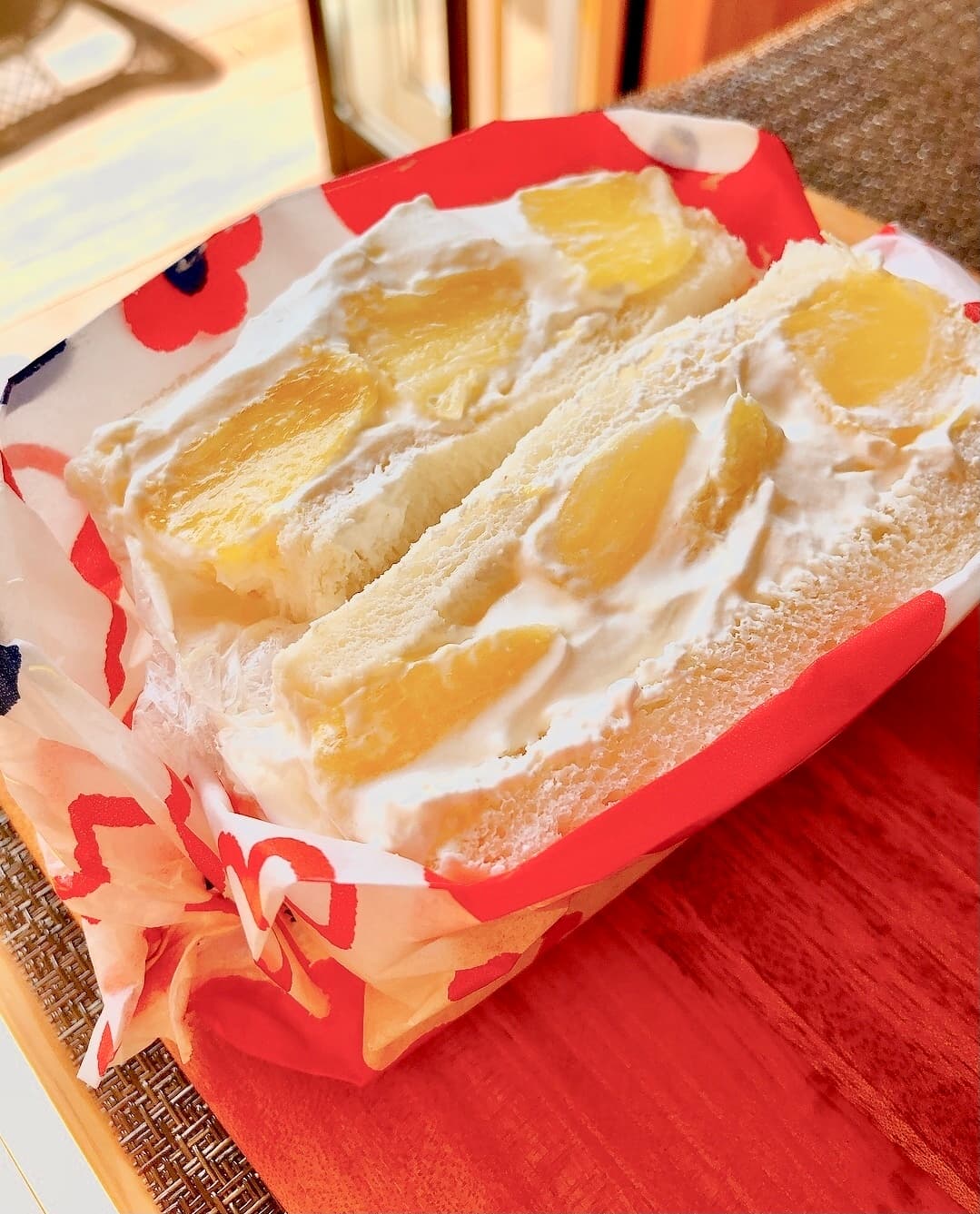 パイナップルサンドイッチの完成写真