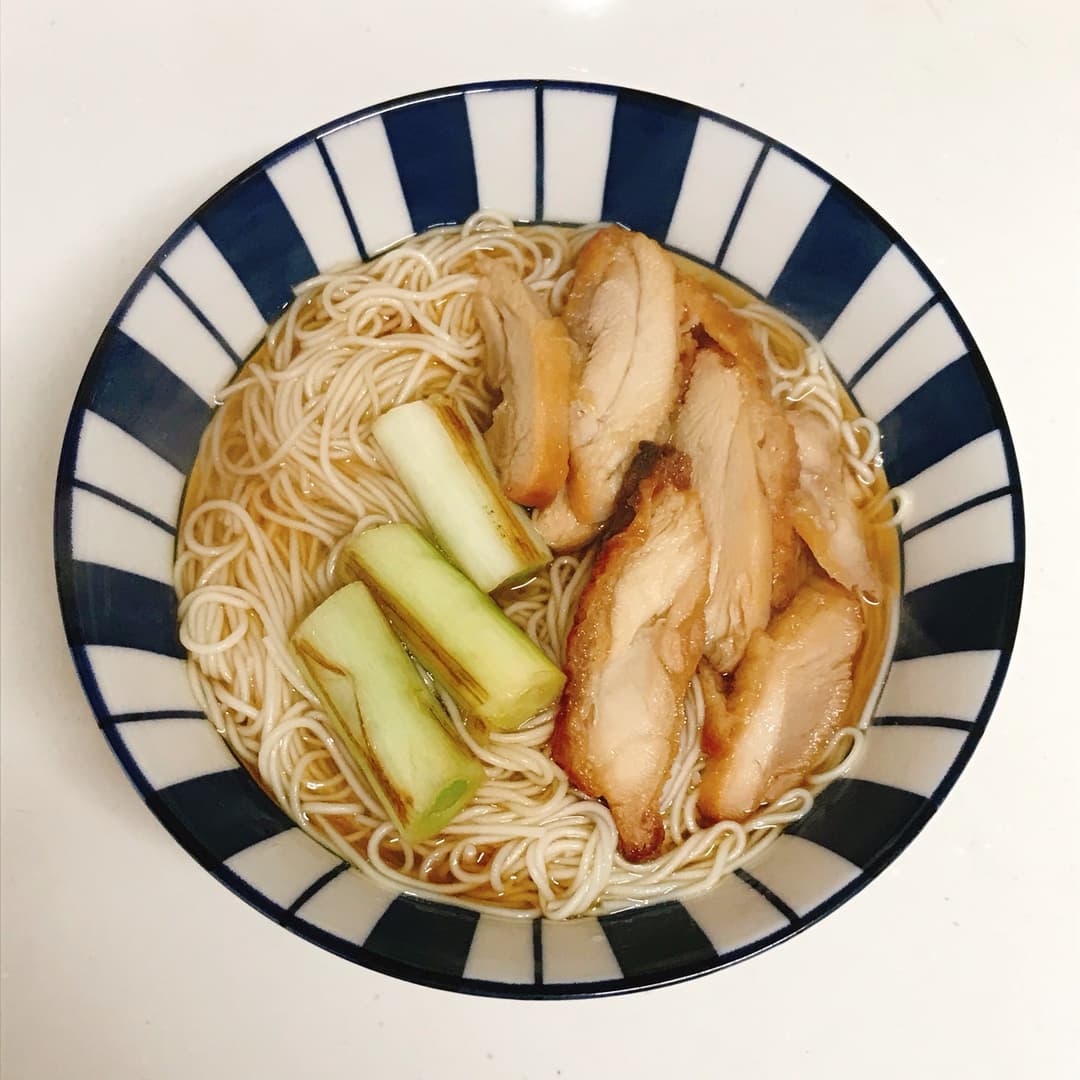 鶏南蛮そうめんの完成写真