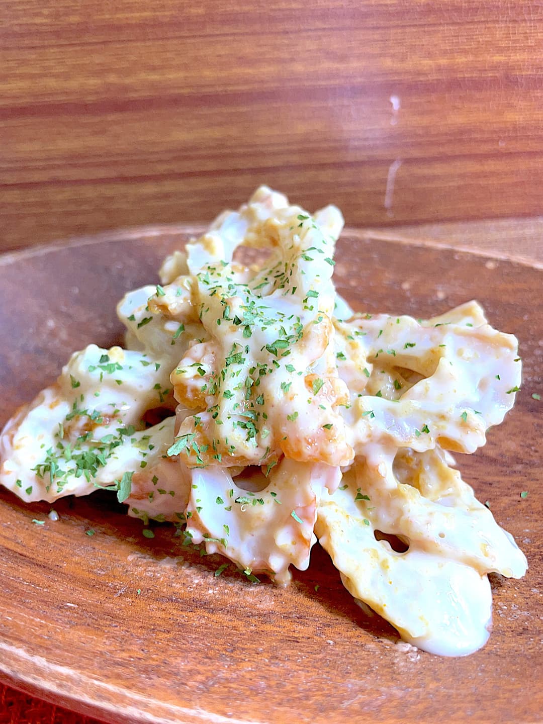 カレーコロッケのちくわマヨサラダの完成写真