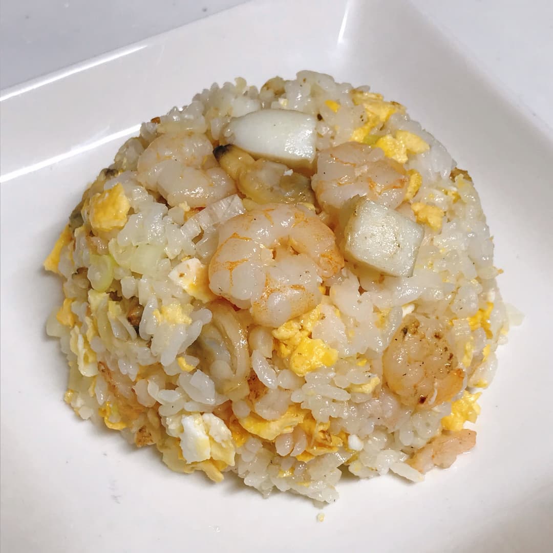 海鮮たまご炒飯の完成写真