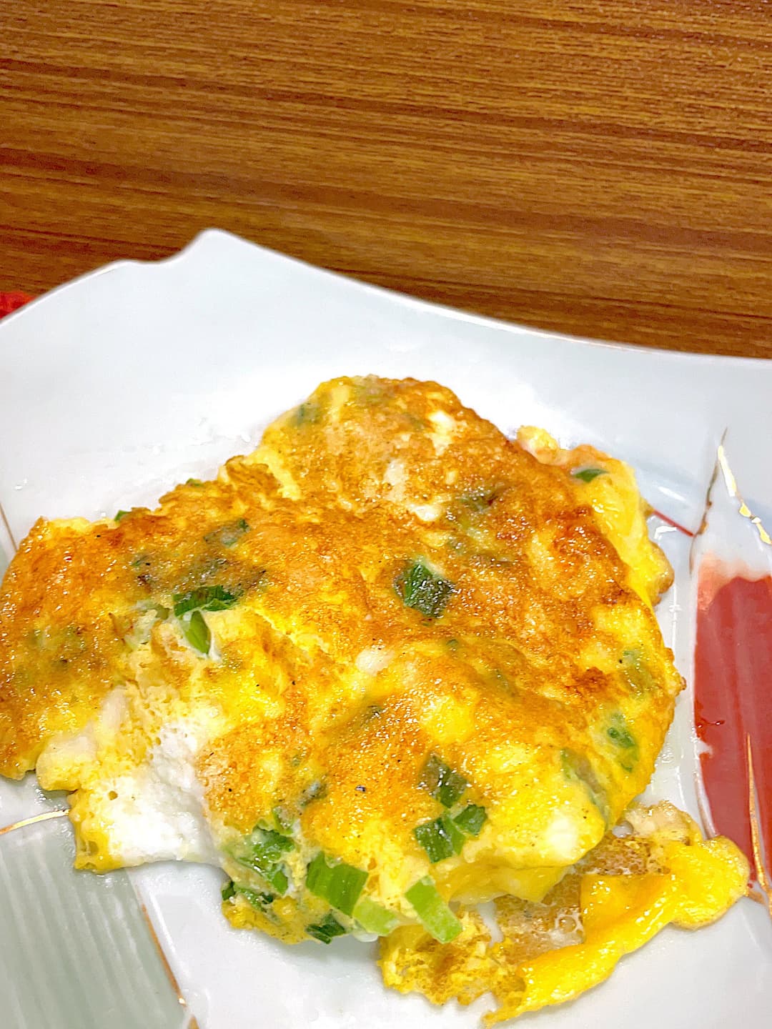 オムレツのはんぺん卵焼きの完成写真