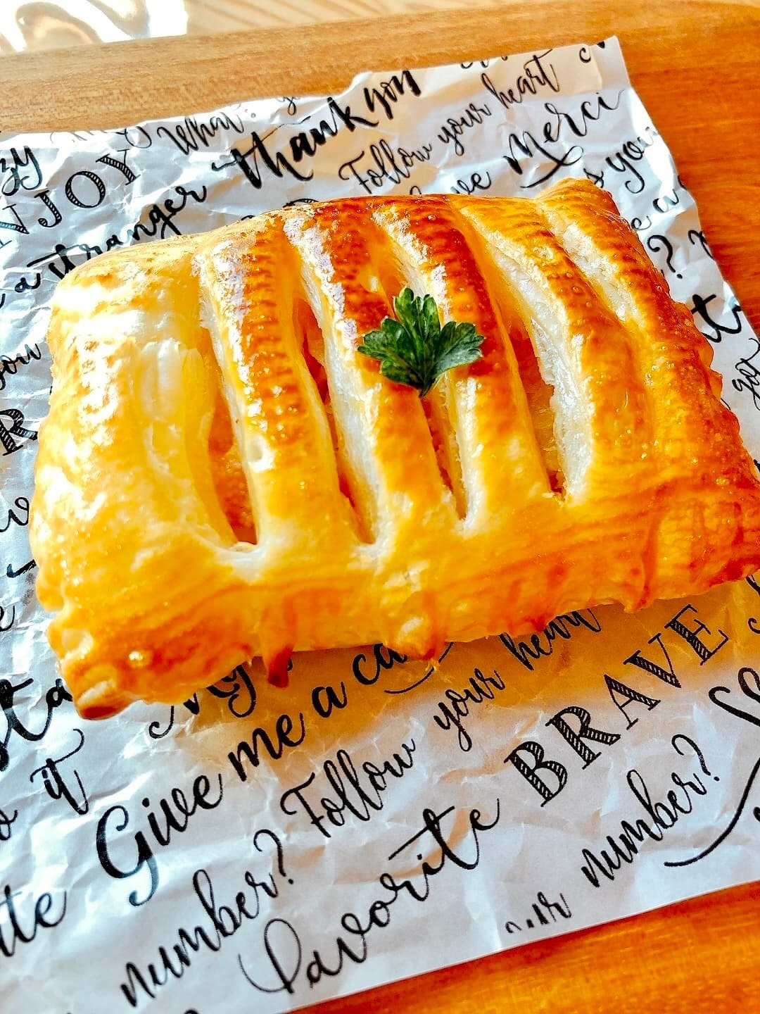 明太ポテトパイの完成写真