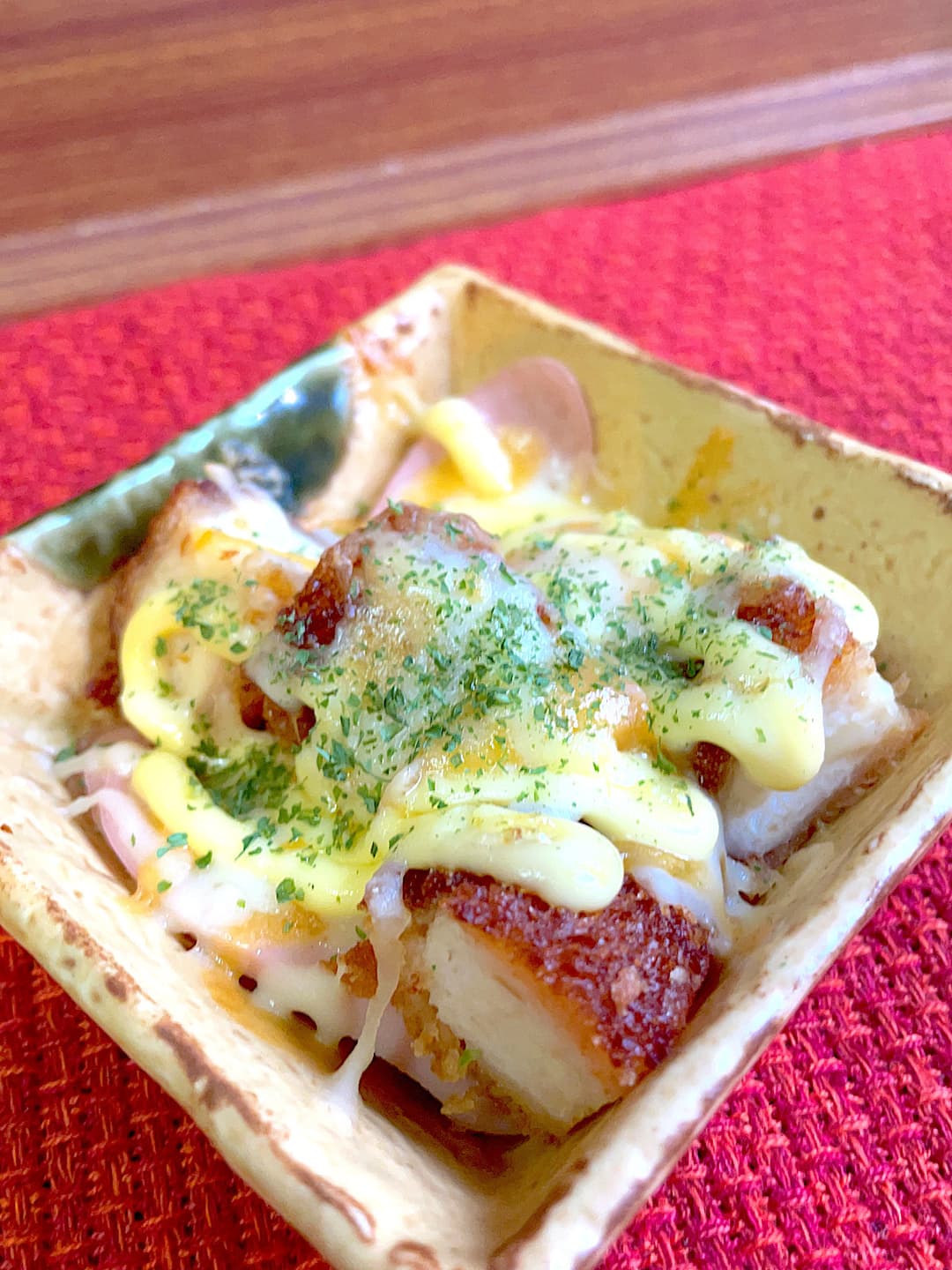 魚肉とささみのチーズマヨ焼きの完成写真