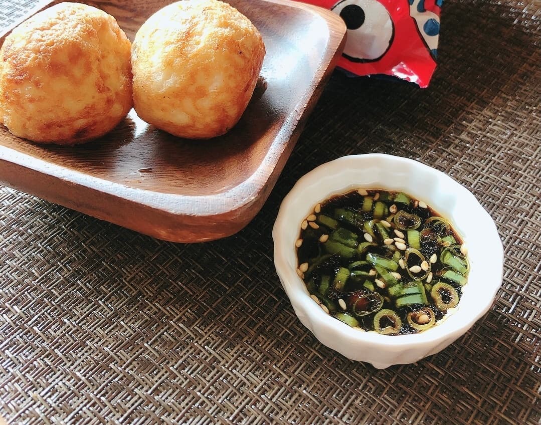 ヤンニョムダレのたこ焼きの完成写真