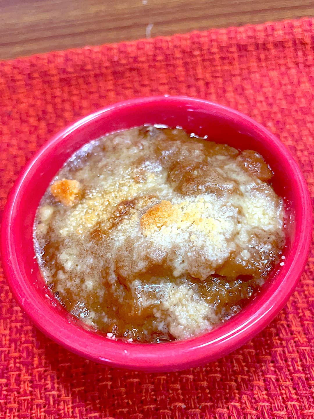 メンチと豆腐の焼きカレーの完成写真