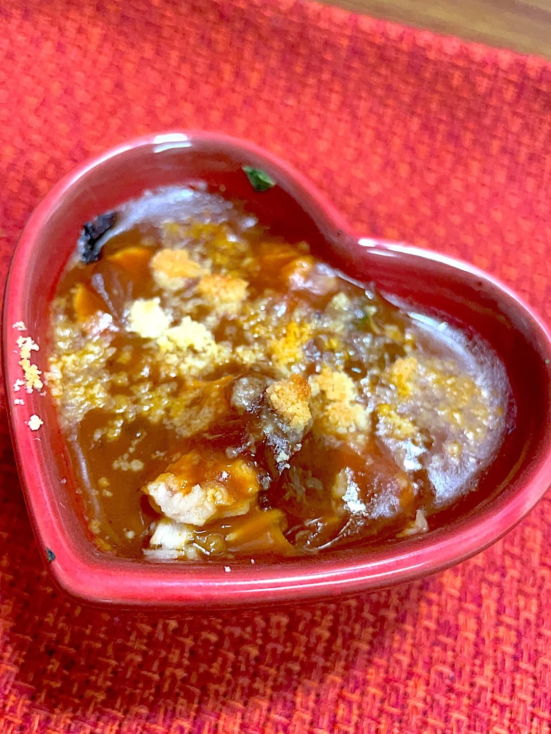 かにシューマイのほうれん草カレーの完成写真